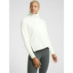 Athleta Double Cozy Karma Funnel Neck Pullover Sz Medium